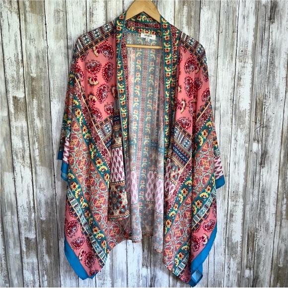 Umgee Jackets & Blazers - Umgee Floral Boho Kimono